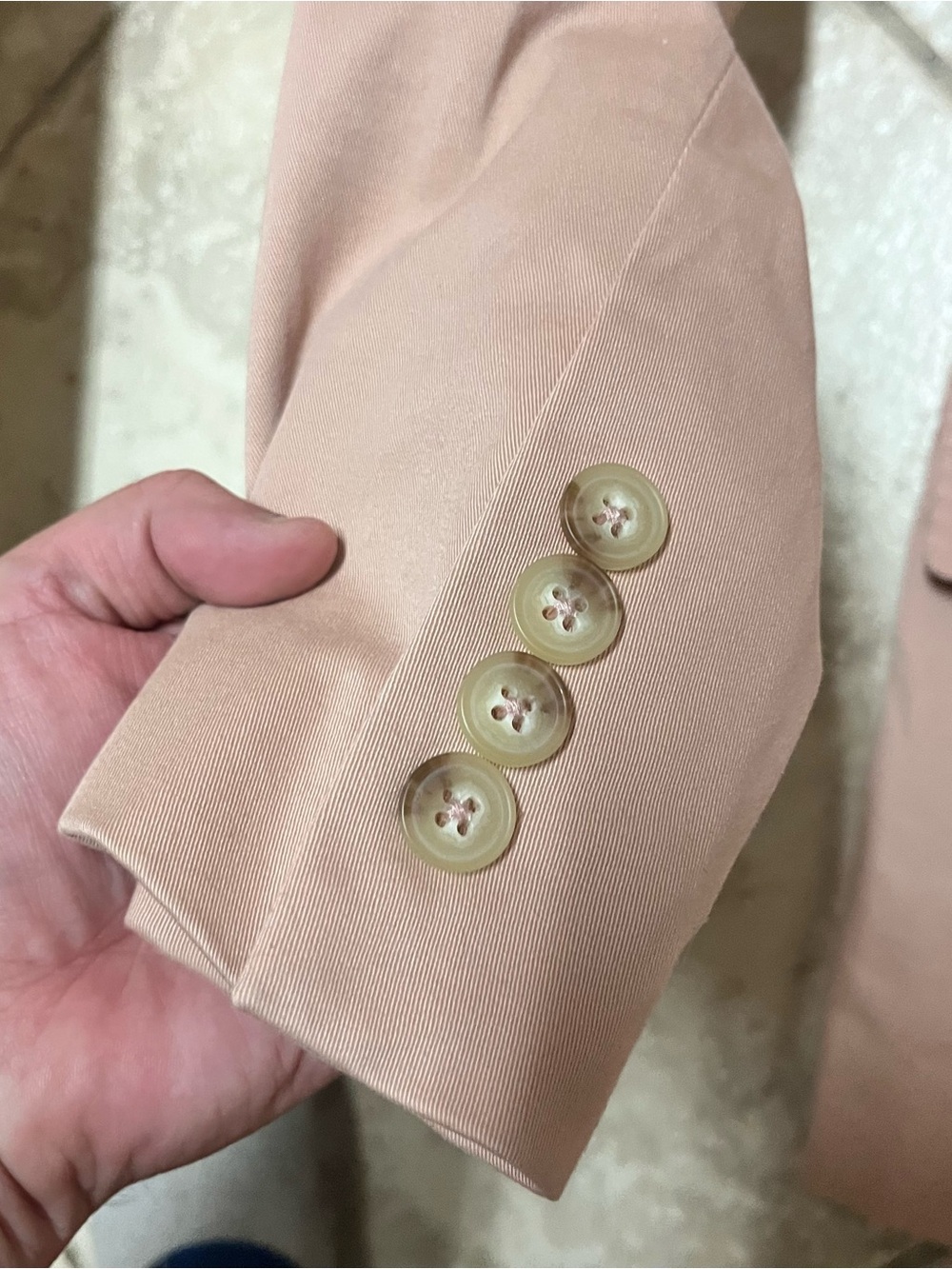 Polo Ralph Lauren Pale Pink Blazer Women’s Size 12 Two Buttons - Picture 6 of 14